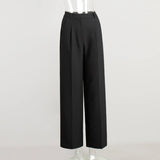 Pants 2025 Spring And Summer New Women's Leisure Temperament Commute Loose Straight Trousers Suit