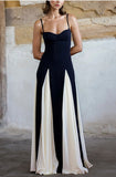 Women's Explosive Black And White Sling With Ribbon Dress Body Fashion Elegant Fashion