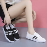 Spring And Summer Breathable Canvas Shoes Board Shoes Korean Version Of Students Flat-Bottomed Small White Shoes In Shoes Children's Net