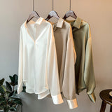 Denatry Shirt Female Design Sense Of Niche 2025 Spring And Summer Sunscreen Feeling Retro Port Taste Shirt