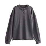 New Flannelette Sweater 8417801 Elastic Waist Trousers