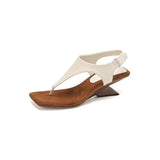 Sandals Women 2025 New Summer Wear High-Heeled Roman Shoes Niche Casual Sandals