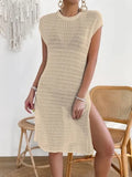 Beach Burqas Hollow Knit Bikini Dress Dress