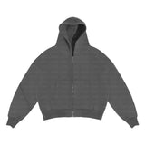 Casual Simple Couple Fashion Hoodie Zipper Jacket Loose Jersey