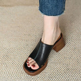 The Summer Of 2025, Thick And Thick And Anti-Slip Outside Wear Cool Drag French Rivet High And One-Word Drag Women