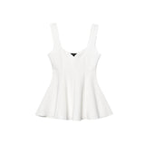 Women's Explosive Short Skirt-Style Helid Top + Flare-Dants