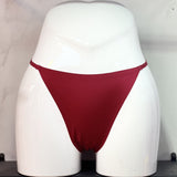 Ice Silk Scarless Lady Thong Diamond With Female Thong Trousers T-Pants Large Thong