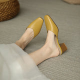 Women's Shoes 2025 New Summer High Heels Women's Top Head Pedaling Half Drag Women's High Heels