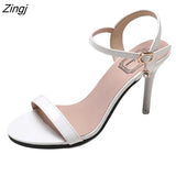 Sexy Peep Toe Hollow Out Wedding Party Shoes for Women Sandals Thin Heels Rubber High Heels Women Pumps Shoes Woman