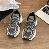 Dad Shoes Women 2025 New Spring And Summer Spring And Autumn Thick Bottom Increase Leisure Sneakers Running Shock-Absence Light Women's