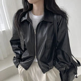Vintage Big Pocket Oversized Zip Up JacketOutfit