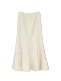 Xixi 2025 Autumn And Winter New Temperament Hair, Thick Lace Fishtail Skirt Half-Body Ass Skirt Women