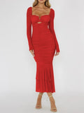 Ruched Bodycon Midi