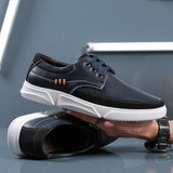 Zingj Shoe Factory Men's Casual Board Shoes Large Size Fashion Trend Soft Bottom Tie-Up Men's Shoes 2023