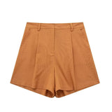 Vest 99293210 High Waist Casual Shorts 9929221