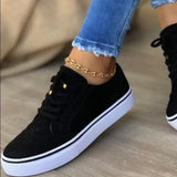 And Summer Women's Shoes Thick Soles Leisure Single Shoes Large Size With Travel Shoes Students Board Shoes Tide Small White