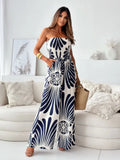 Zingj Hot Style Autumn New One-Word Shoulder And Waist Jumpsuit