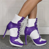 Fashion Sports With High-Heeling Size 44 Women's Fashion Short Boots
