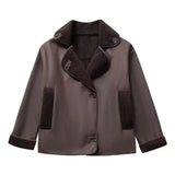 Burst Women's Clothing Lint With Velvet Warm Fur