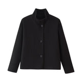Women's Clothing Explosion Fashion Casual Collar Buckle Short