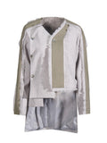 Fashion Street Trend Style Thairy Jacket 2025 Summer New Splicing Irregular Temperament Design Style