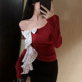 Street Irregular Metal Chain Repair Coat New High-End Bare Back Umbilly Short Sling
