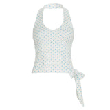 Cloth Forget Sweet Hot Storm Point Hanging Neck Smear Vest Hottie Design Wooden Ear Hem Repair Sling Sling