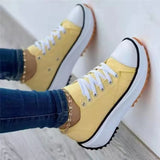 Children's Spring And Autumn 2025 New Canvas Shoes Breathable High-Help Casual Women's Shoes Thick Soles Lace Casual