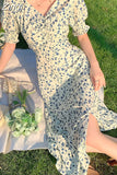 Floral Dress for Women Party French Vintage Retro Office Lady Casual Club Mini Sexy Dresses Summer 2023 New