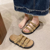 Women Wear 2025 Summer New Net Red Soft Bottom Pregnant Women Home Beach Shoes Trend Sand