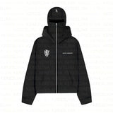 Brand Double Hat Unique Design Zippered Jacket Autumn And Winter New Loose Y2K