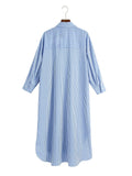 Women's Striped Shirt Dress