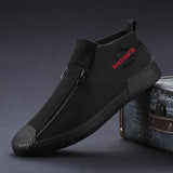 High Help Men's Shoes Canvas Shoes Men's Autumn Pedal Leisurely British High-Bong Shoes Men's