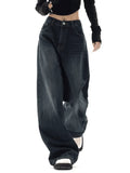Vintage Blue 90s Boyfriend Jeans-Outfit
