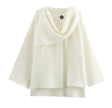 Women's Explosion Cloak Knitted Loose R-Shirt