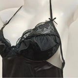 Pure Sexy Pajamas New Women's Summer French Pure Desire Sling Aja Skirt High Ice Silk Aja Skirt