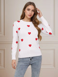 And Winter New Valentine's Day Sweater Women's Design Love To The Girl With The Collar Knitted