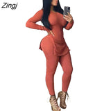 Tracksuit For Women Faith Letter Ribbed Knit Two Piece Set Casual 2 Pcs Outfits Long Sleeve Tshirts Pants Suit Matching