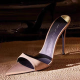 Toe-Slippers Women 2025 Summer Patent Leather With Cool Drag Sexy High