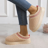 Bottom Wears Winter National Wind Emi-Ya Lace Fur Snow Boots Cold To Keep Warm Northeast Snow Cotton