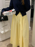 Dress 2025 Spring And Summer New Small Temperament Gentle High-Waist A Word Thin Umbrella Skirt Dress