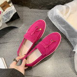 New Small Fashion Leisure Flat Base Lazy One Foot Comfortable Soft Soft-Sided White Shoes