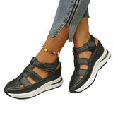 Casual Magic Stickers Women 2025 Summer And Autumn New Large Size Loose Cake Thick Soles Of High Women's