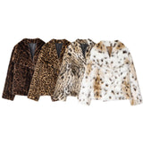 Explosion Women's Fashion Artificial Leopard Pieds Effect Short