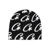 Letter Plush Hop Trend Fashion Hat-Free Hottie Street Warm Knitted Hat