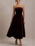 Women's Sleeveless Sexy Solid Color Body-Repair Dress Dress Dress Women