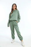 And Winter Women's Casual Fashion Thick Long-Sleeved Trousers Two