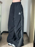 Side Stripe Wide Leg SweatpantsOutfit