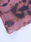 Tie-Dye Mesh Mini Skirt- Outfit