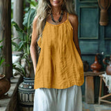 Shein Temu Cotton Leprosy Sling Vest New